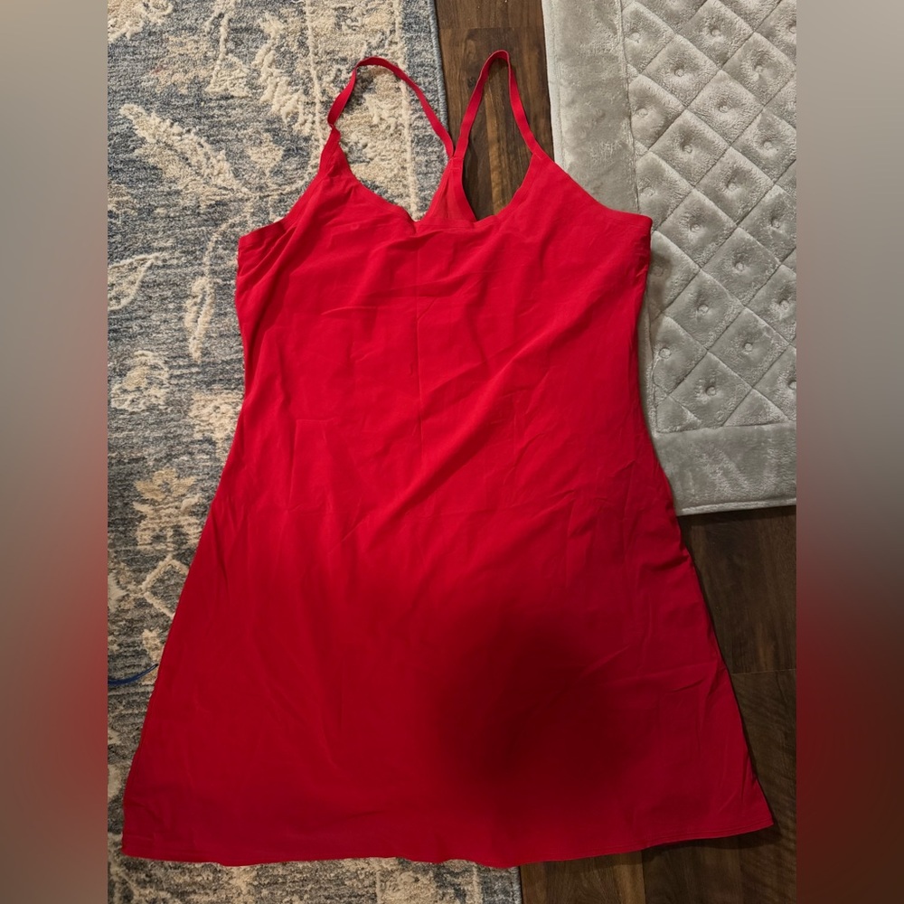 Outdoor Voices Vibrant Red Dress